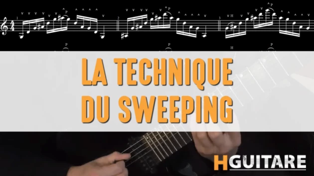 Le sweeping en guitare