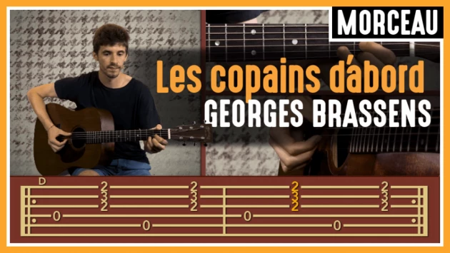 Nouveau morceau : Les copains d'abord (accompagnement) - Georges Brassens