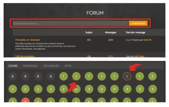 Recherche Forum et Cours Favoris