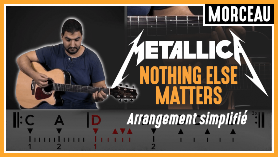 Nouveau morceau : Metallica - Nothing Else Matters (version simplifiée)