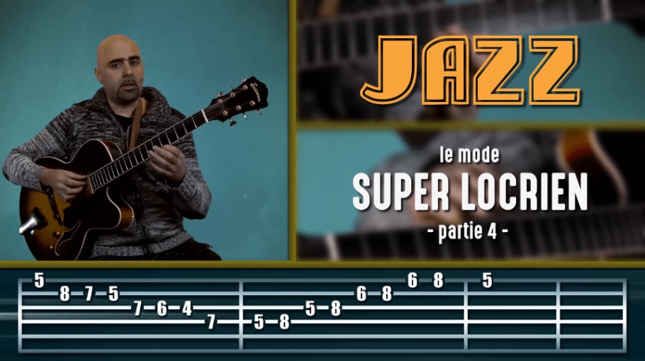 Nouveau cours Jazz - Le mode super locrien, partie 4