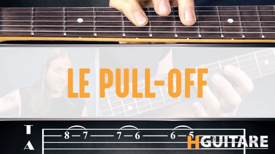 Le Pull-off en guitare