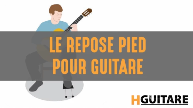 Le repose pied pour guitare