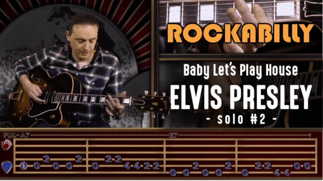 Nouveau cours Rockabilly : Morceau - Elvis Presley - Baby Let's Play House, SOLO 2 