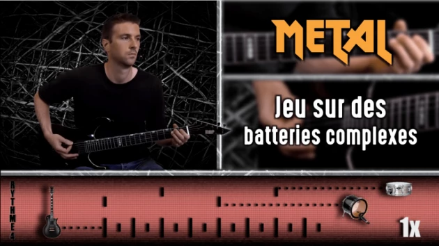 Nouveau cours Metal - Rythmes sur batteries complexes