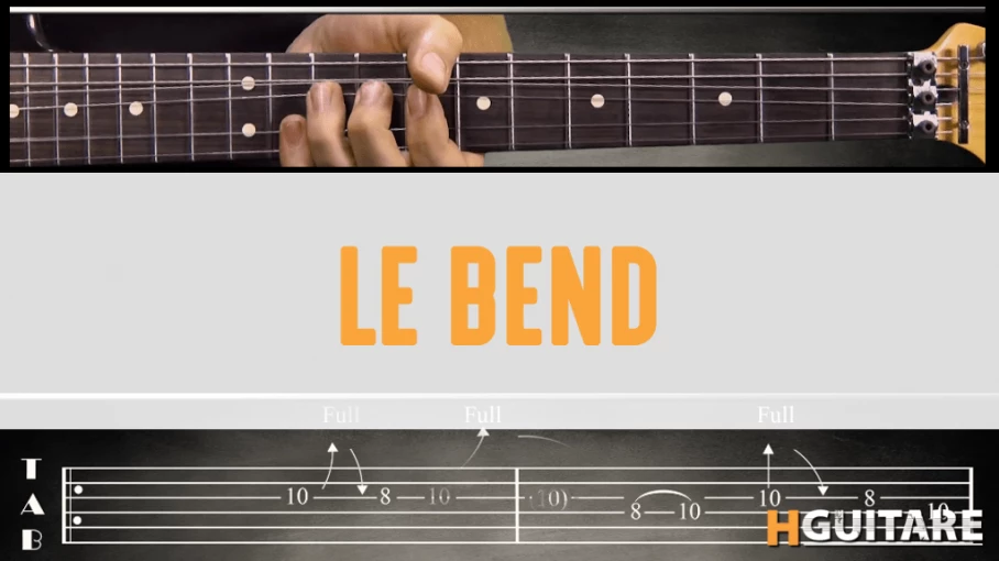 Le bend en guitare