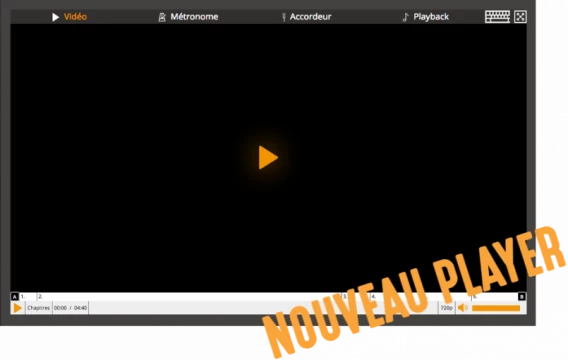 Nouveau lecteur vidéo sur HGuitare