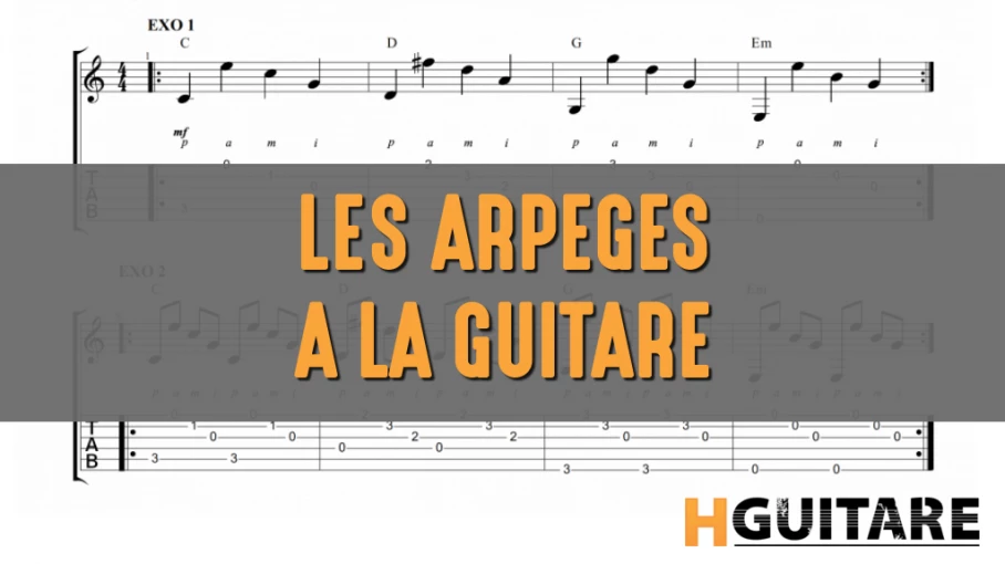 Les arpèges en guitare