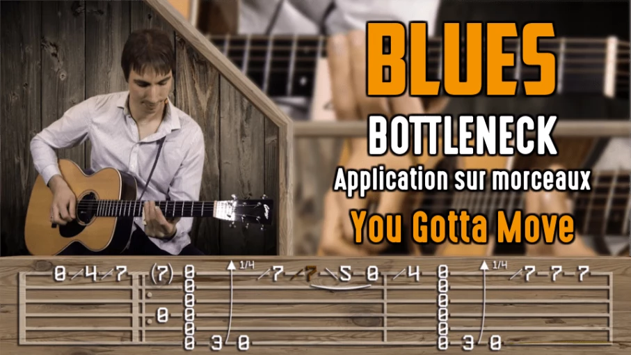 Nouveau cours Blues : Technique de jeu avec Bottleneck