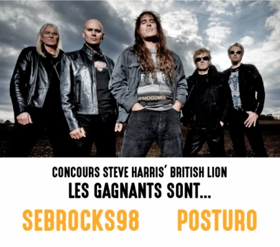 CONCOURS : Steve Harris' British Lion, les gagnants sont...