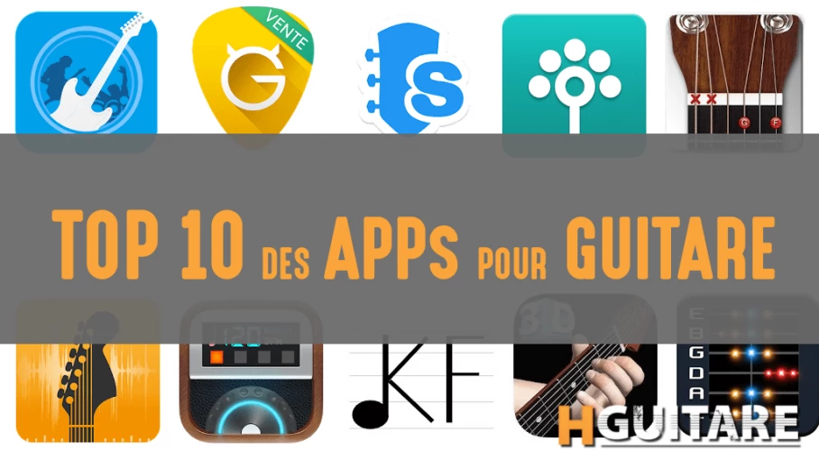 Top 10 des app pour guitaristes