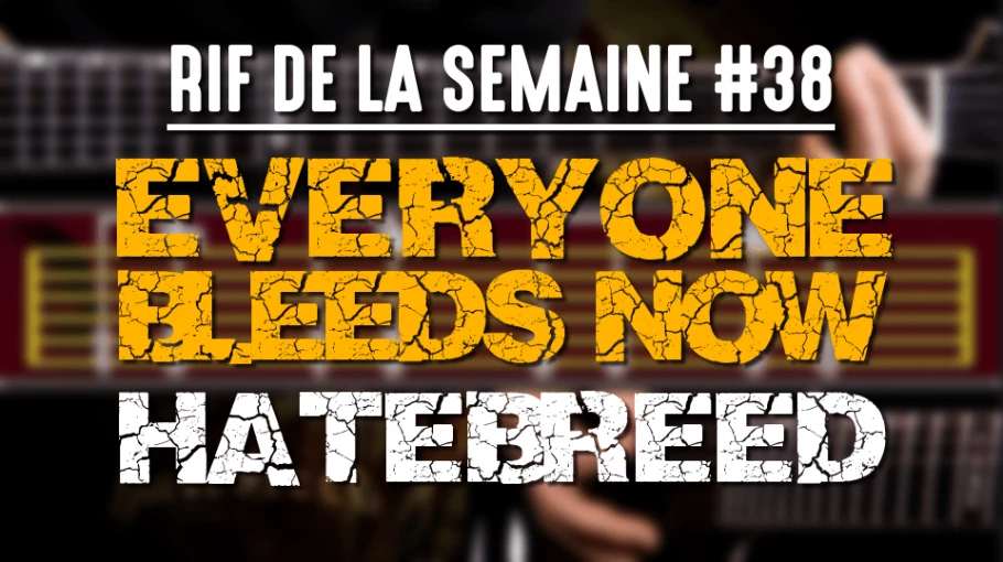 Nouveau Riff : Everyone Bleeds Now - Hatebreed
