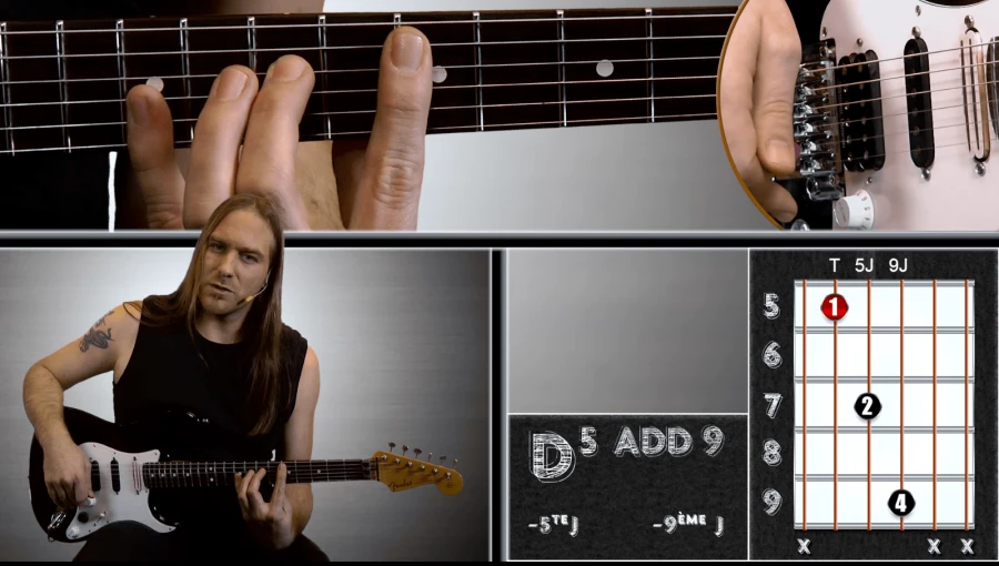 Nouveau cours : Powerchords avec neuvième