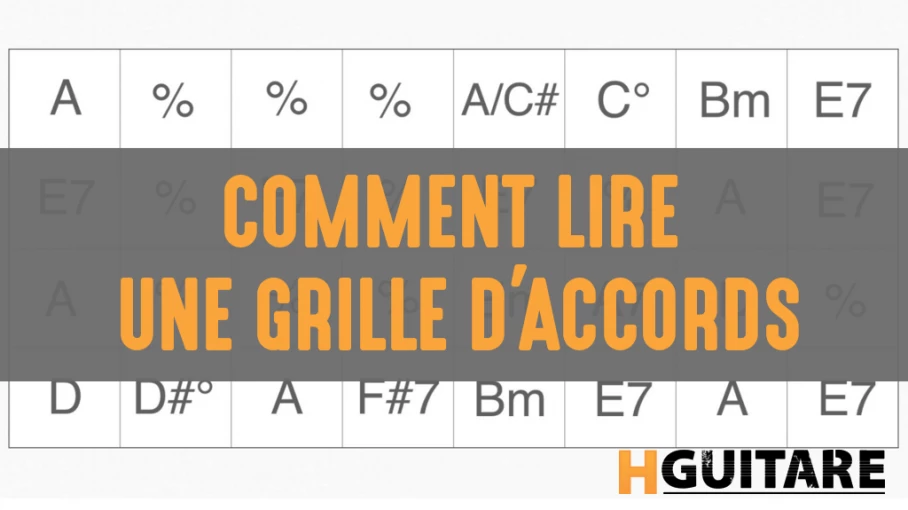 Comment lire une grille d'accords de guitare