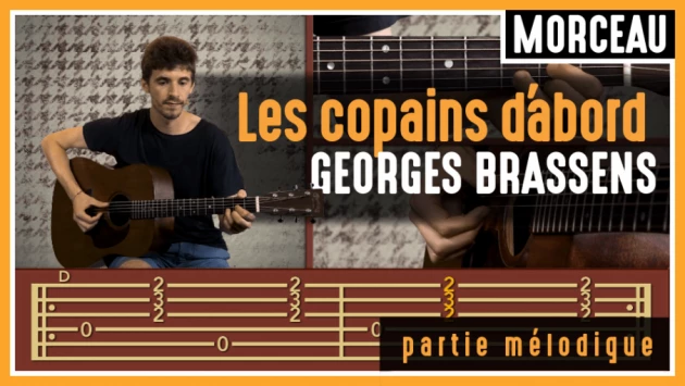 Nouveau morceau : Les copains d'abord (mélodie) - Georges Brassens