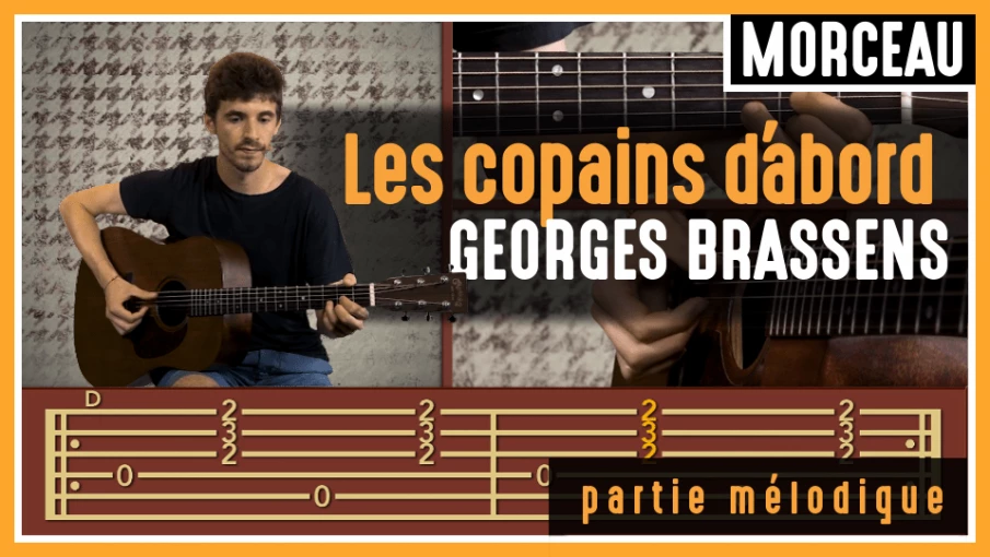 Nouveau morceau : Les copains d'abord (mélodie) - Georges Brassens