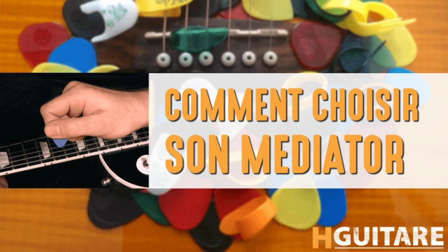 Le mediator pour guitare