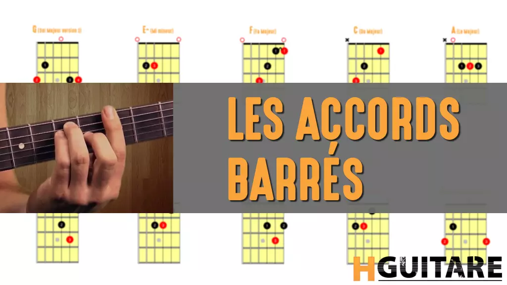 Apprendre à jouer les accords barrés à la guitare - HGuitare