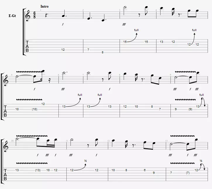 La technique du bend sur le morceau Parisienne Walkways de Gary Moore