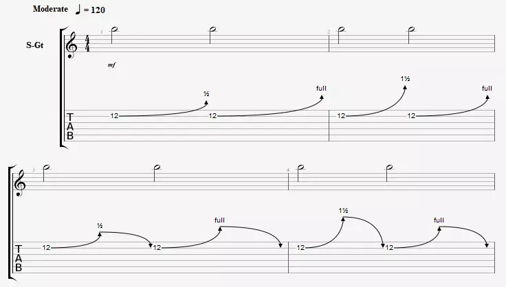 Exercice technique du bend 2