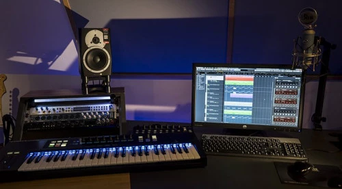 Un home studio parfait pour enregistrer 