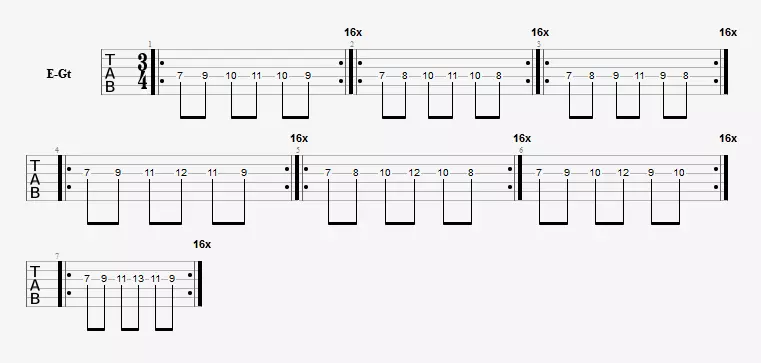 Exercic de guitare pour la souplesse