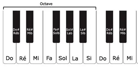 les 12 notes en musique