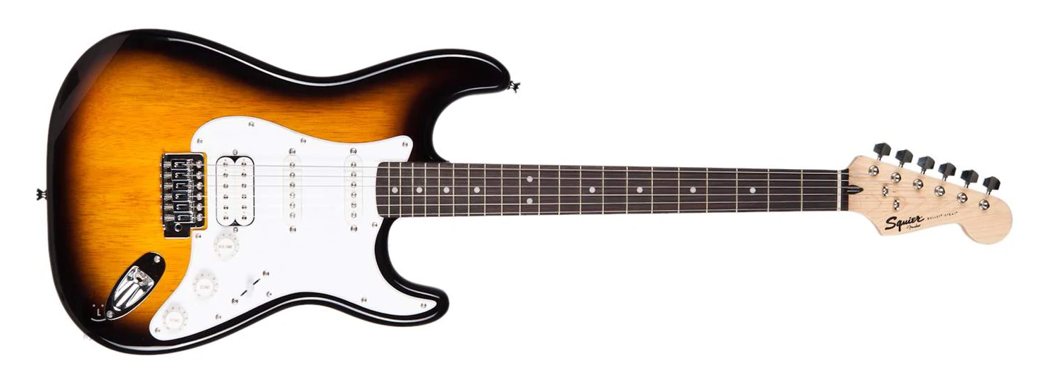 Guitare électrique Fender Squier Bullet Strat HSS pour débutant