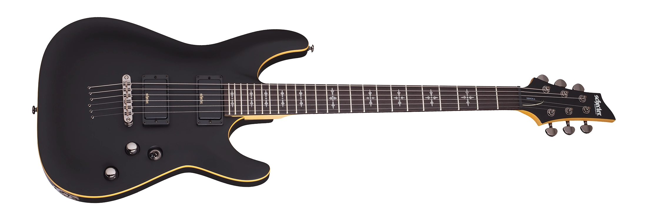 la guitare schecter demon 6 pour jouer du metal