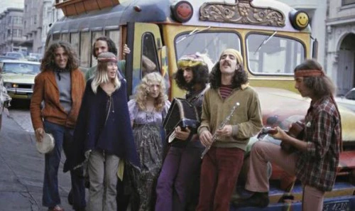 Des hippies du mouvement rock psychédélique