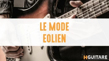 Le mode éolien à la guitare