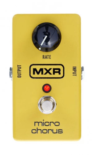 La pédale d'effet de chez MXR, la Micro Chorus