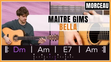 Tuto guitare : Maitre Gims - Bella