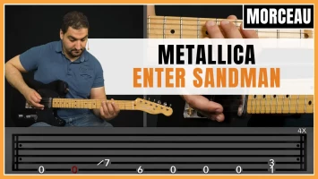 Tuto guitare : Metallica - Enter Sandman