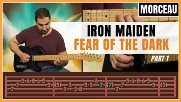 Tuto guitare : Iron Maiden - Fear of the Dark (part 1)