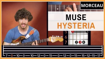 Tuto guitare : Muse - Hysteria