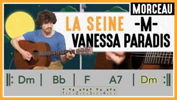 Tuto guitare : M et Vanessa Paradis - La Seine