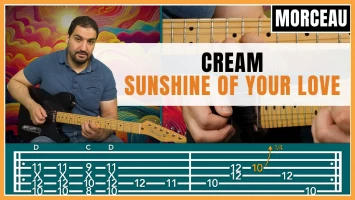 Tuto guitare : Cream - Sunshine Of Your Love