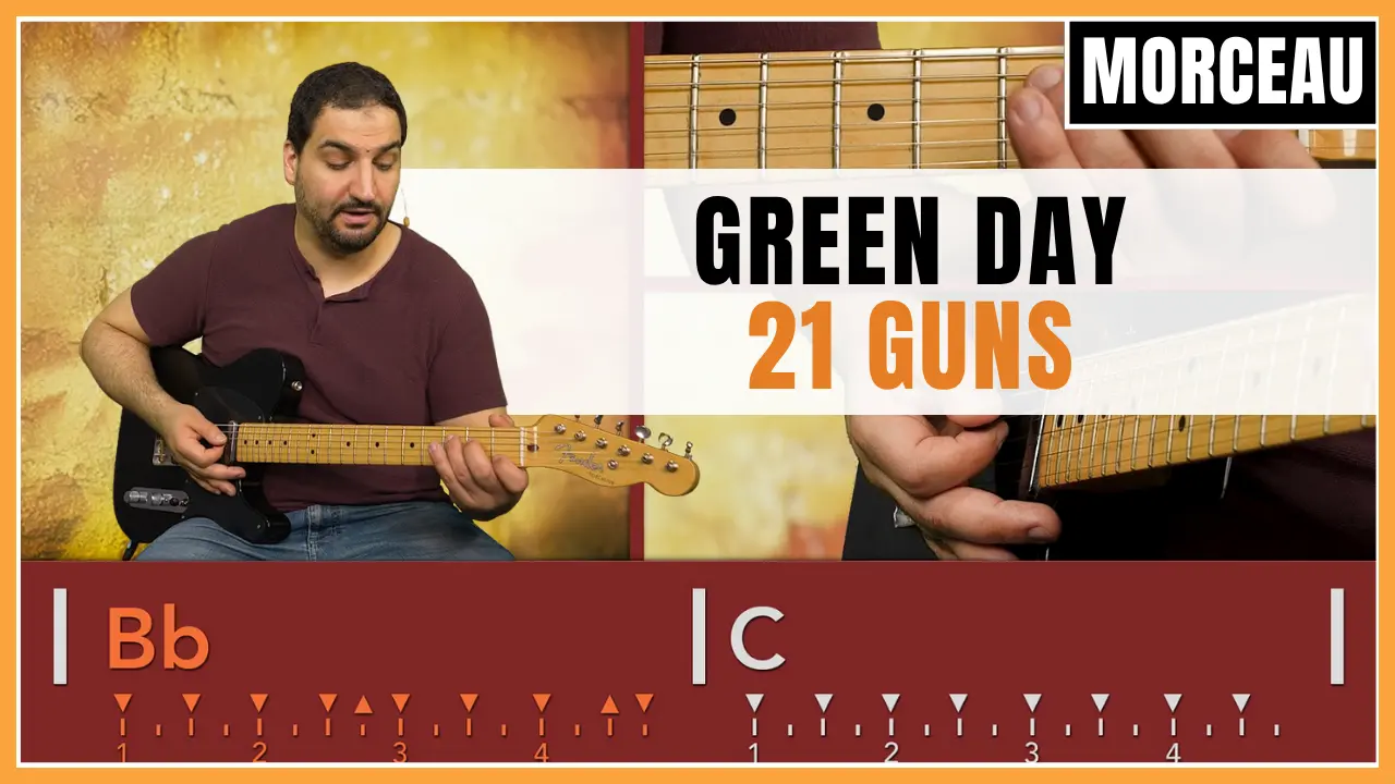 Tuto guitare : Green Day - 21 Guns