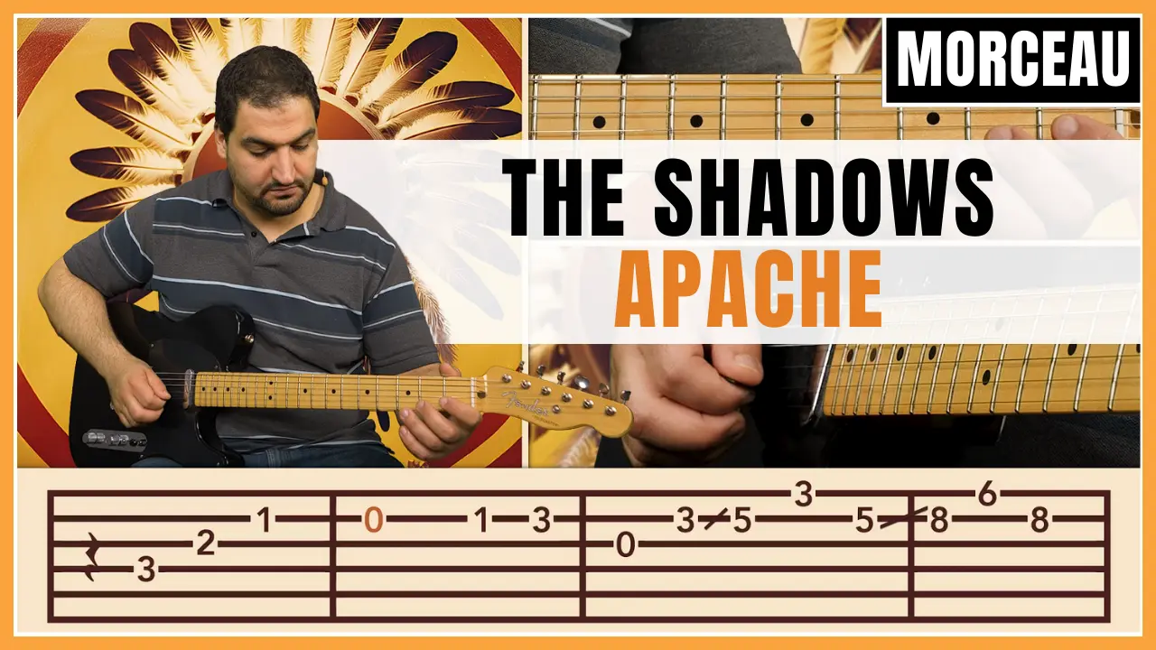 Tuto guitare : The Shadows - Apache