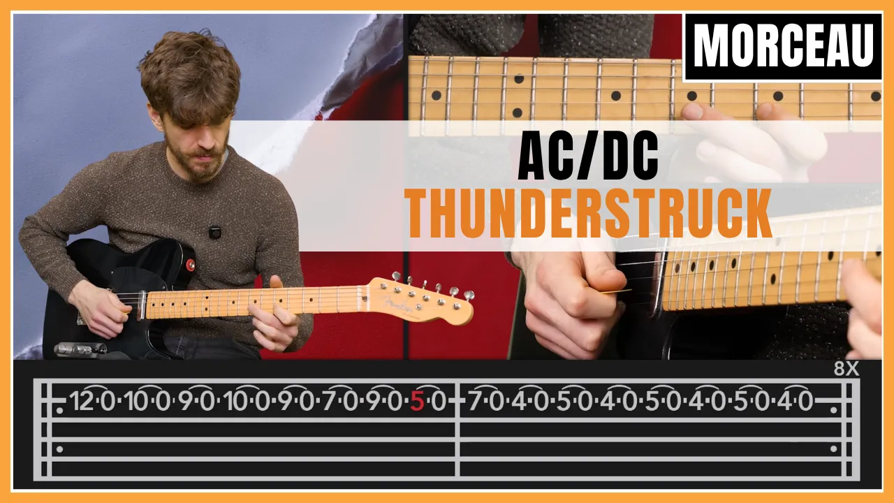 Tuto guitare : AC/DC - Thunderstruck