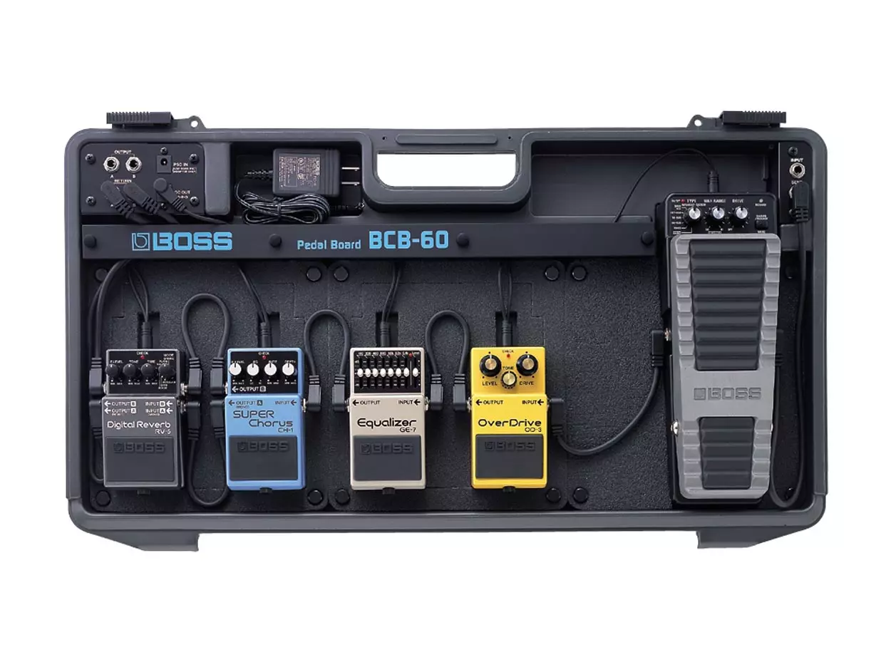 Un pedalboard pour ranger vos pédales d'effets