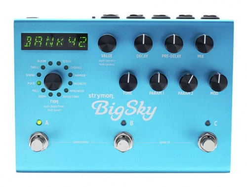 La meilleur pédale de Reverb, la Big Sky de Strymon