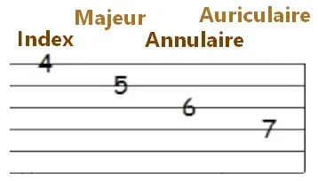 un exercice de flexibilité pour les guitaristes aux petites mains
