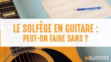 Cordes de guitare - Solfege