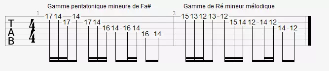 Exercice 3 bis pour améliorer vos solos guitare