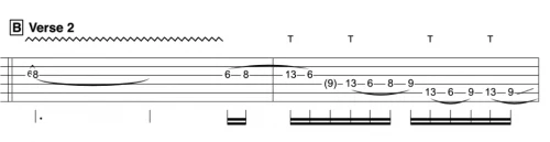 Tapping à une main, exercice 2