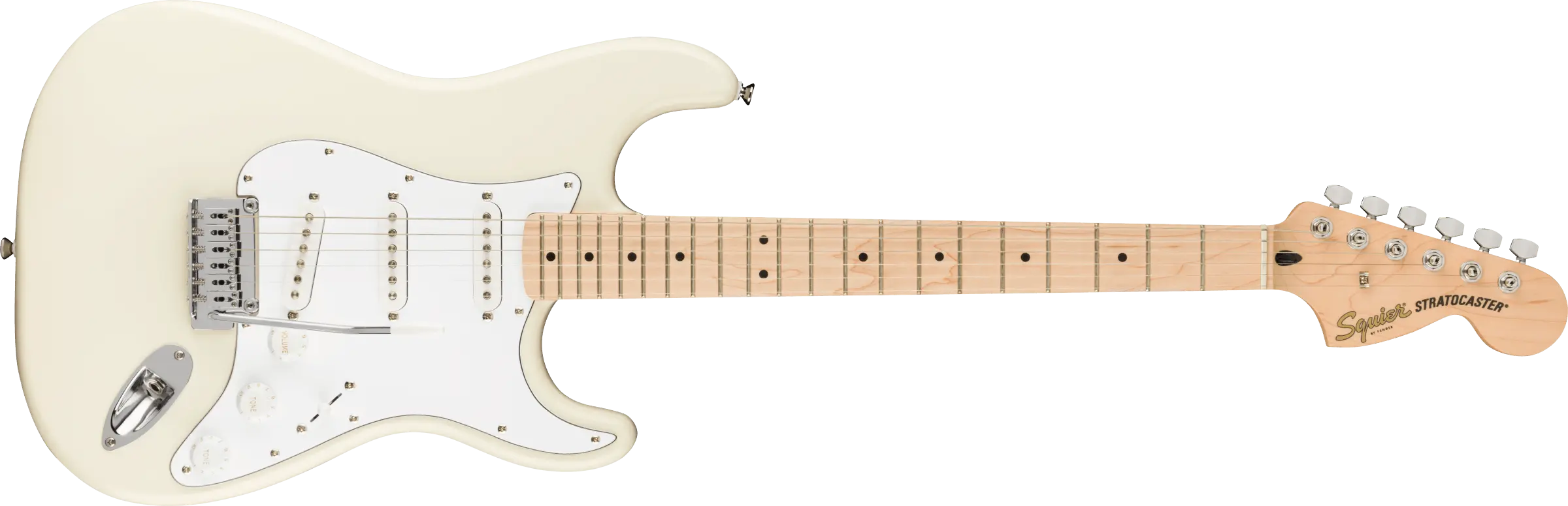 la guitare électrique squier affinity strat mn ow pour débutant