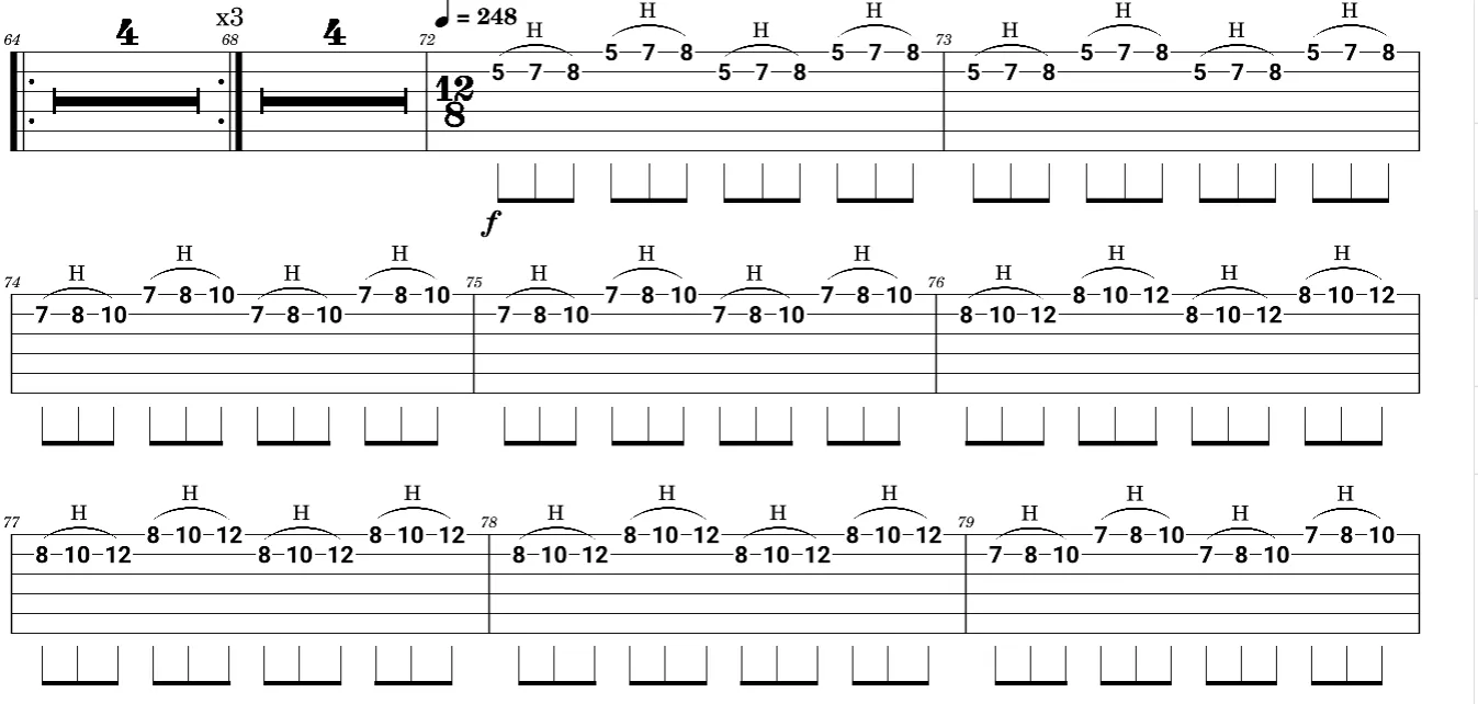 Tablature du I am Legend Out for blood d'Arch Enemy