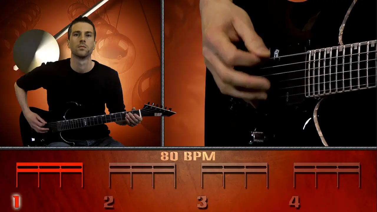 Voir les cours de guitare metal